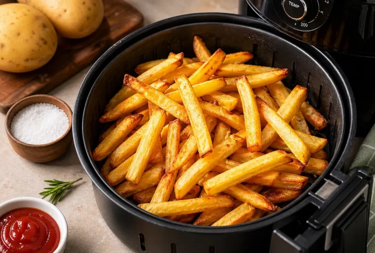 Batata frita na airfryer crocante