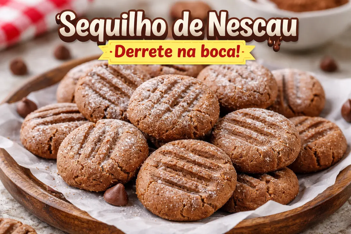 Sequilho de Nescau fácil e delicioso