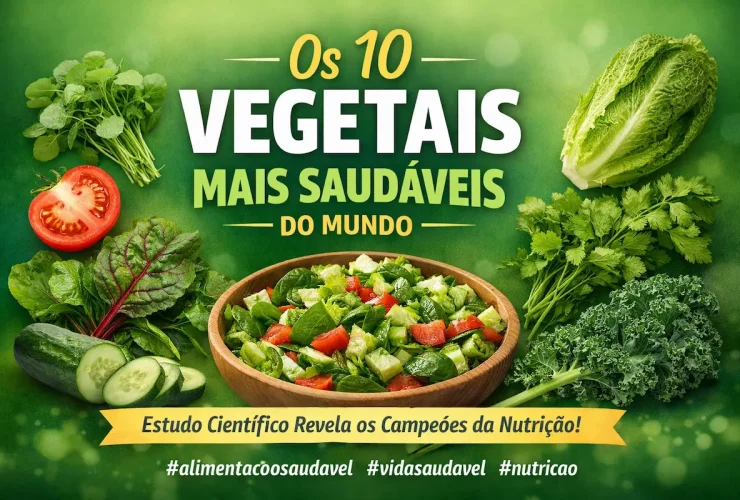 Descubra os 10 vegetais mais saudáveis do mundo