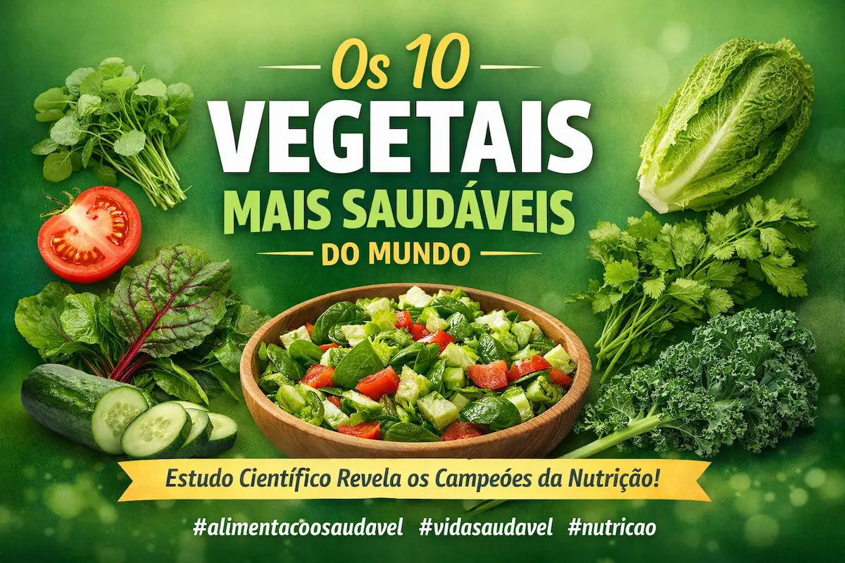 Descubra os 10 vegetais mais saudáveis do mundo