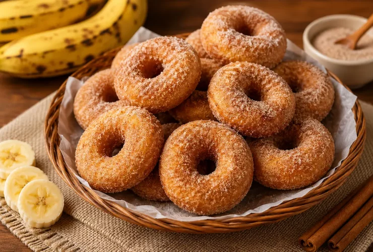 Rosquinha de banana fofinha,