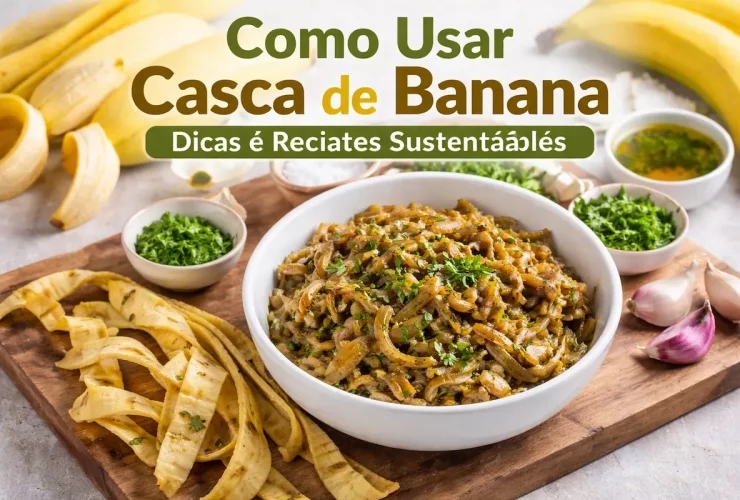 Aprenda a aproveitar a casca de banana