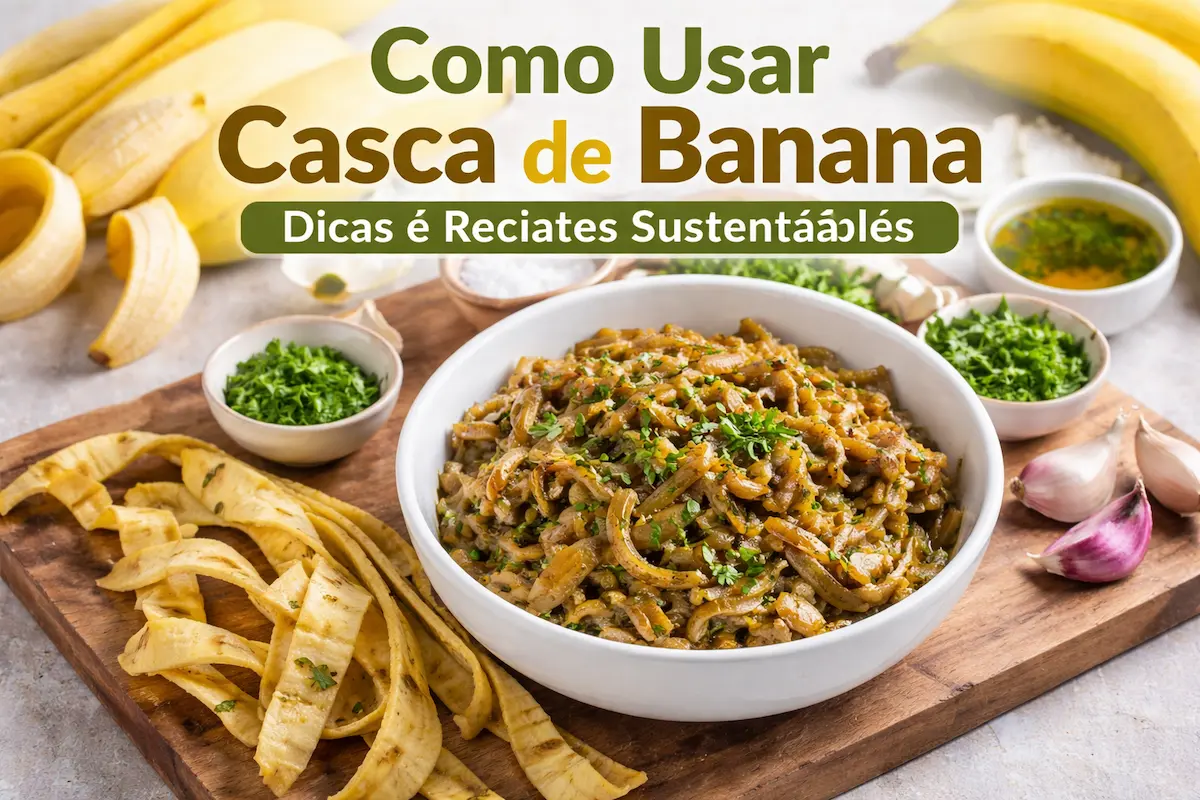 Aprenda a aproveitar a casca de banana
