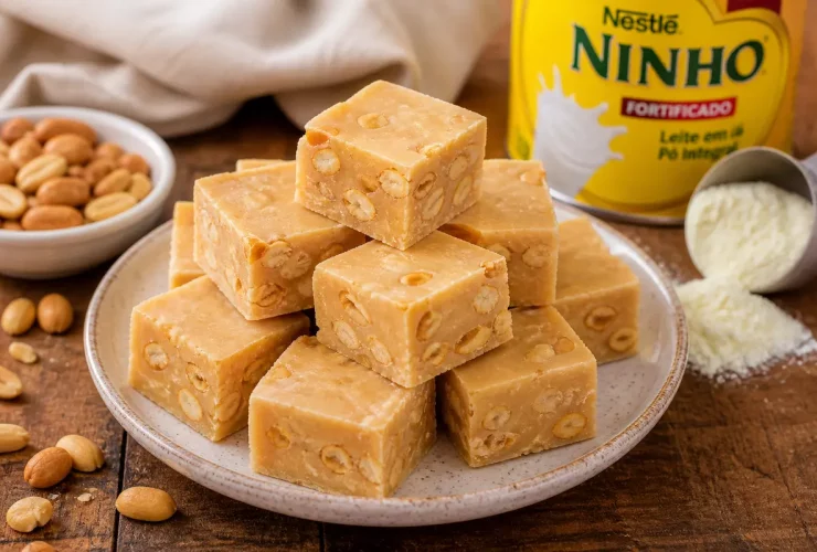 Aprenda a fazer pé de moça de leite Ninho cremoso