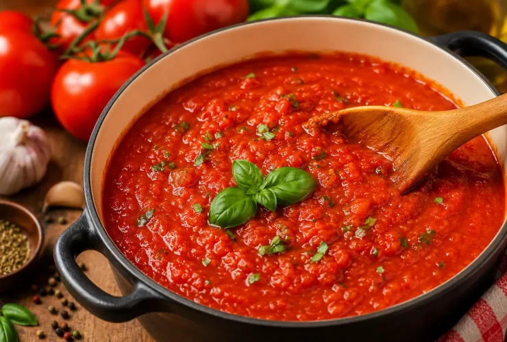 Aprenda a fazer um molho de tomate caseiro delicioso