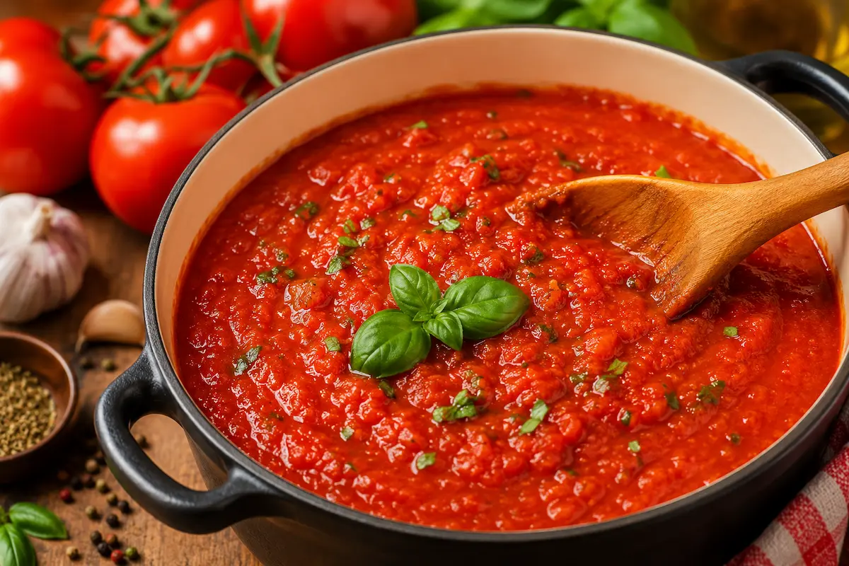 Aprenda a fazer um molho de tomate caseiro delicioso