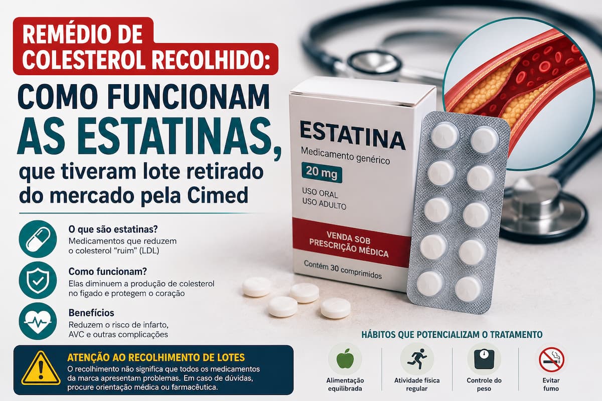 Entenda como funcionam as estatinas