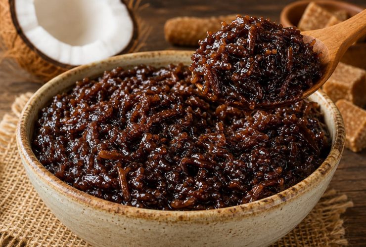 Aprenda a fazer uma deliciosa cocada preta cremosa com poucos ingredientes