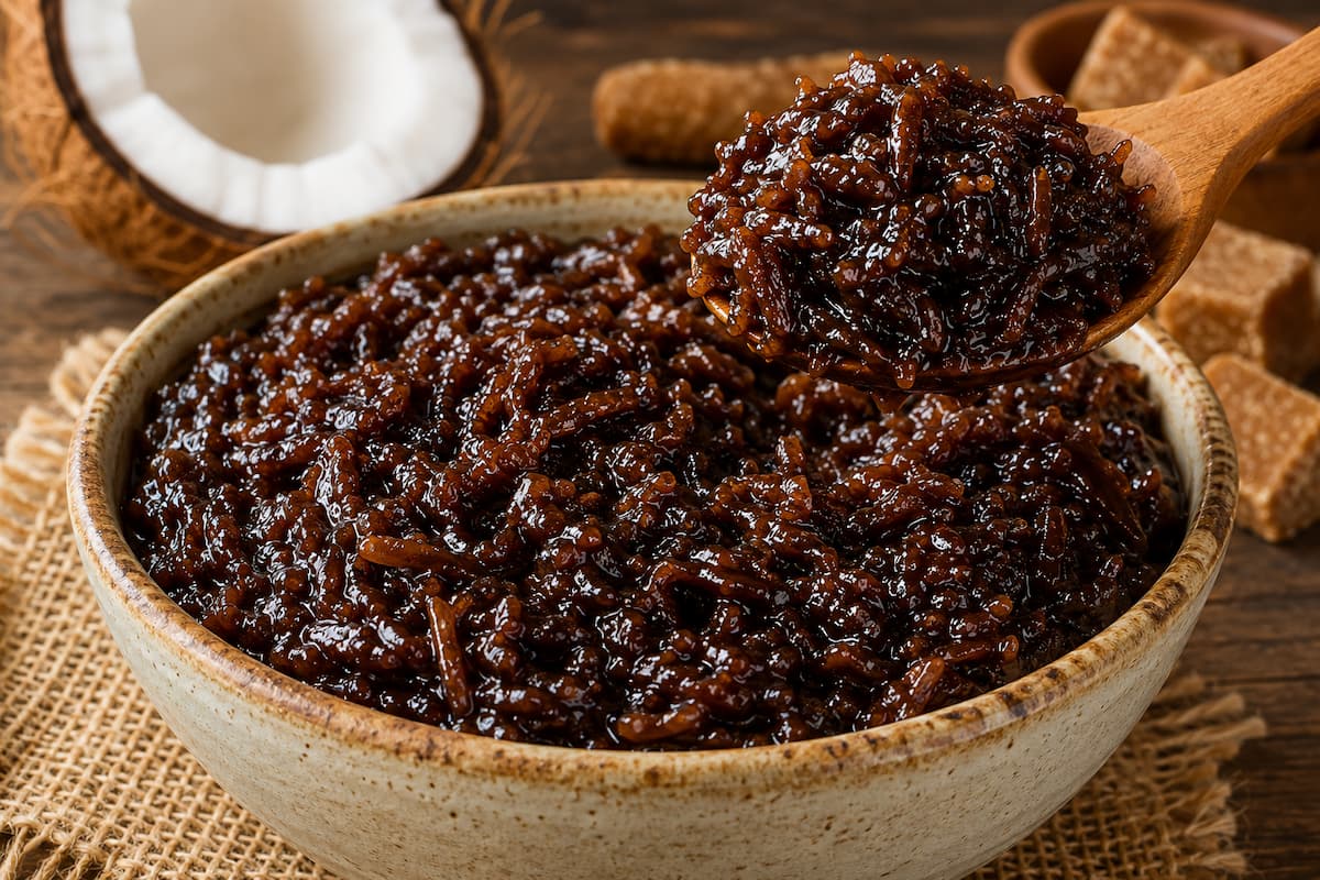 Aprenda a fazer uma deliciosa cocada preta cremosa com poucos ingredientes