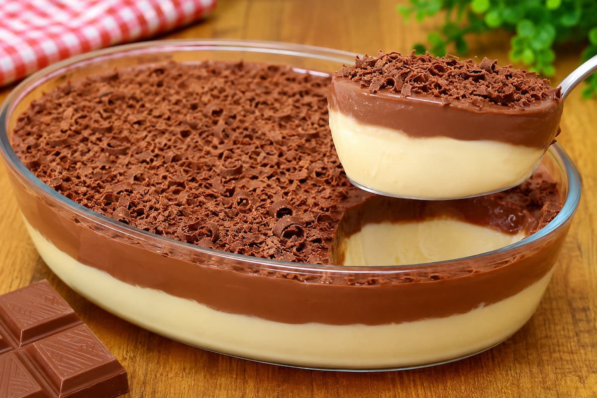 Aprenda a fazer uma sobremesa dois amores