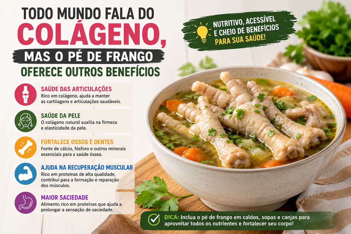 Descubra os benefícios do pé de frango para a saúde