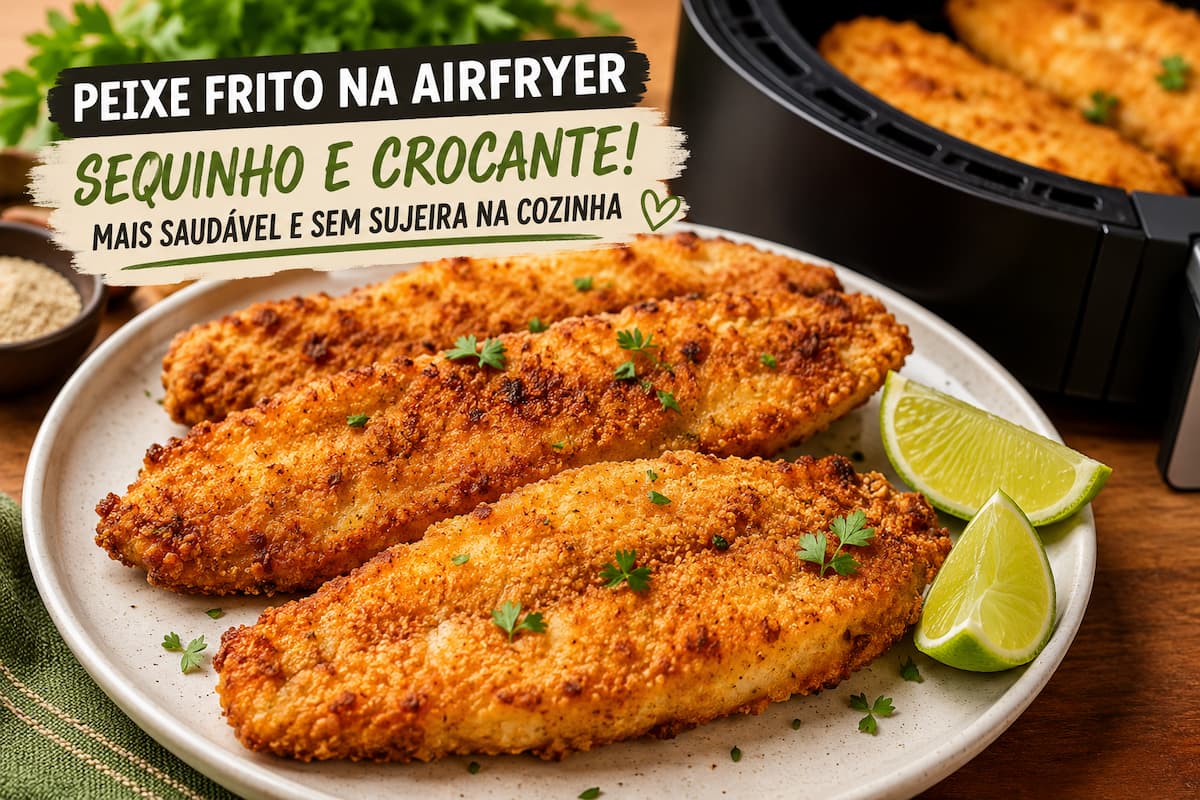 Aprenda a fazer peixe frito na airfryer