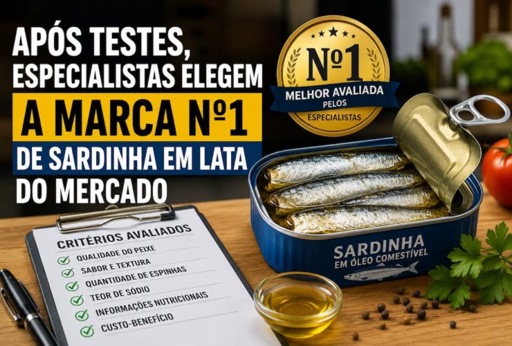 descubra qual marca de sardinha em lata foi considerada a melhor