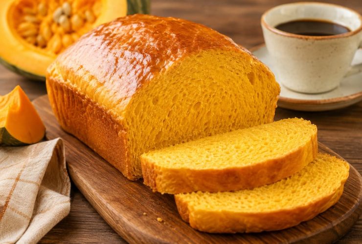 Aprenda a fazer um pão de abóbora fofinho