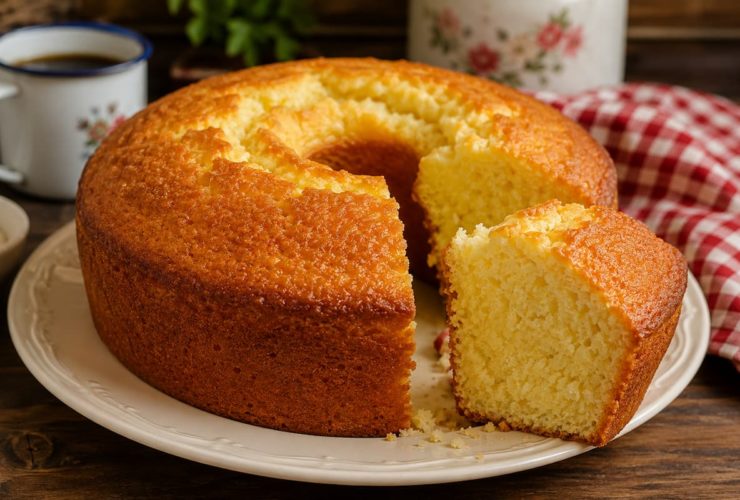 Aprenda a fazer um bolo simples de vó fofinho e molhadinho