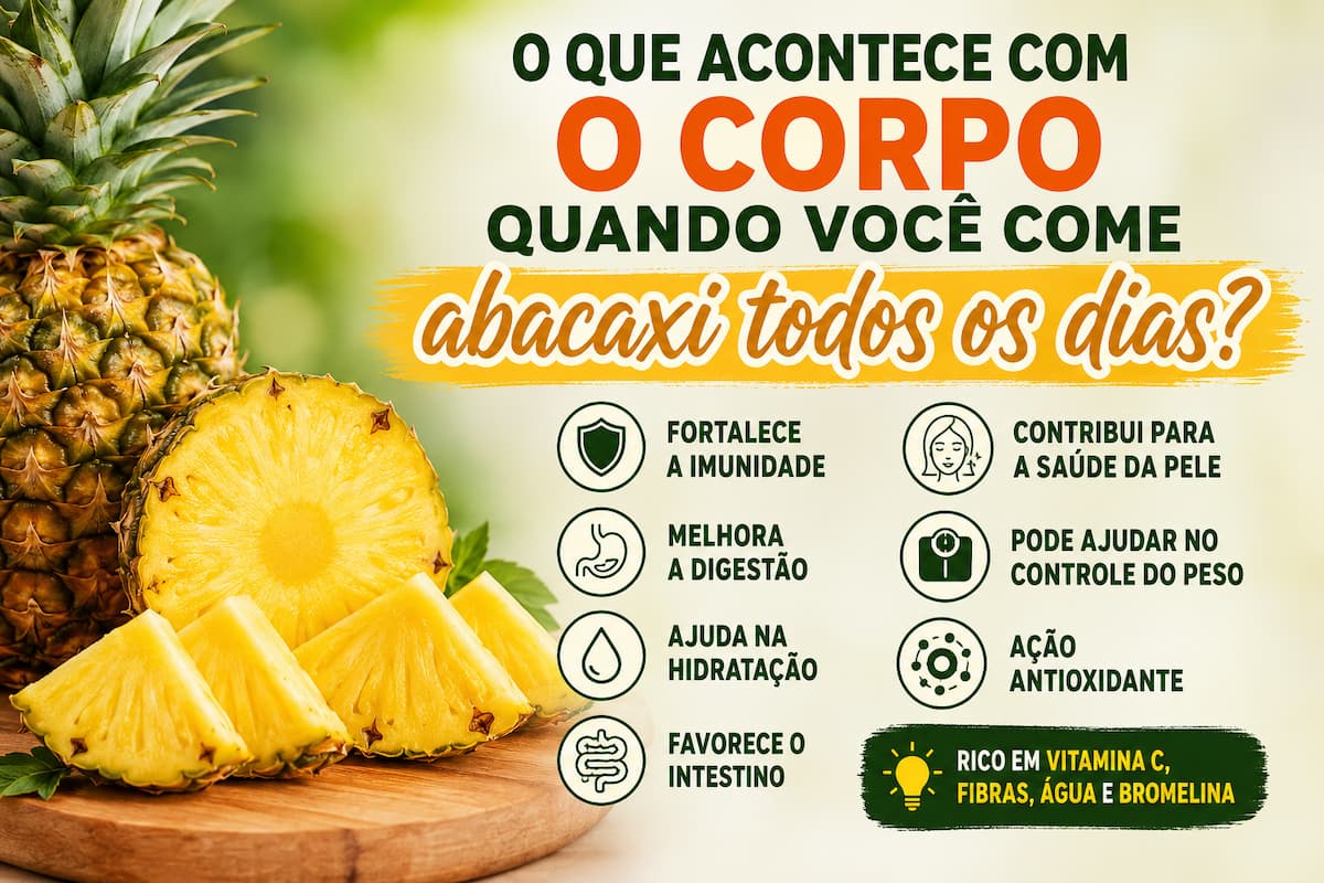 Descubra o que acontece com seu corpo ao comer abacaxi todos os dias