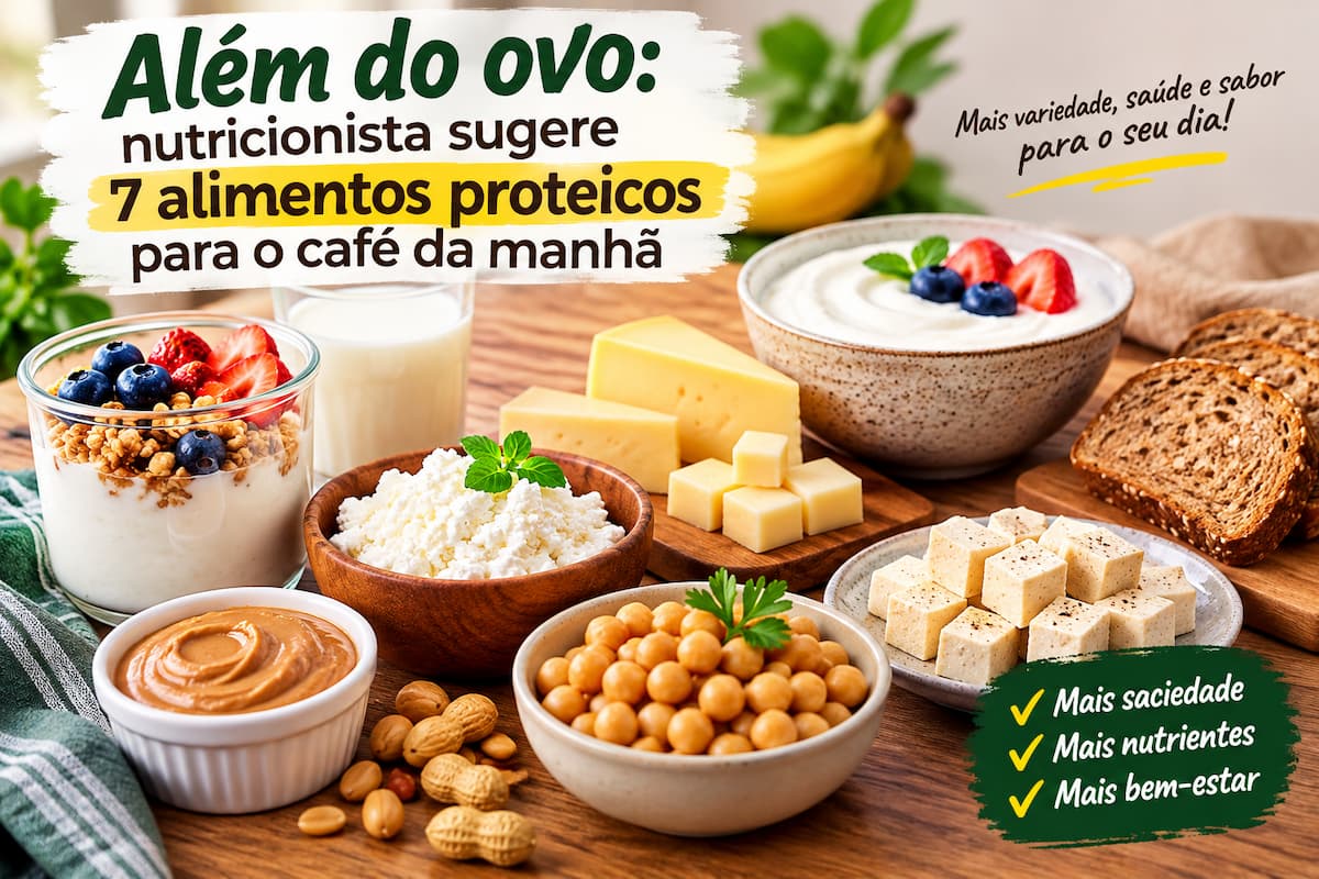 7 opções proteicas para variar seu café da manhã