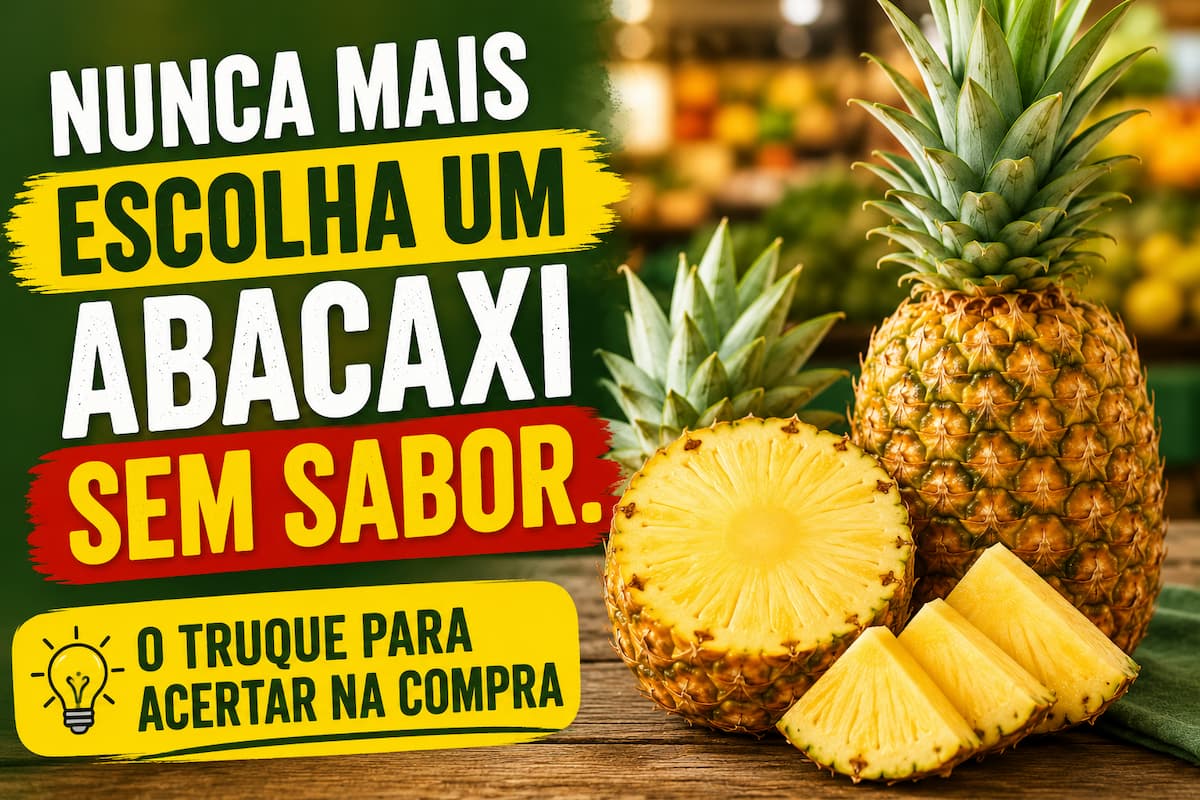 Como escolher um abacaxi doce e saboroso