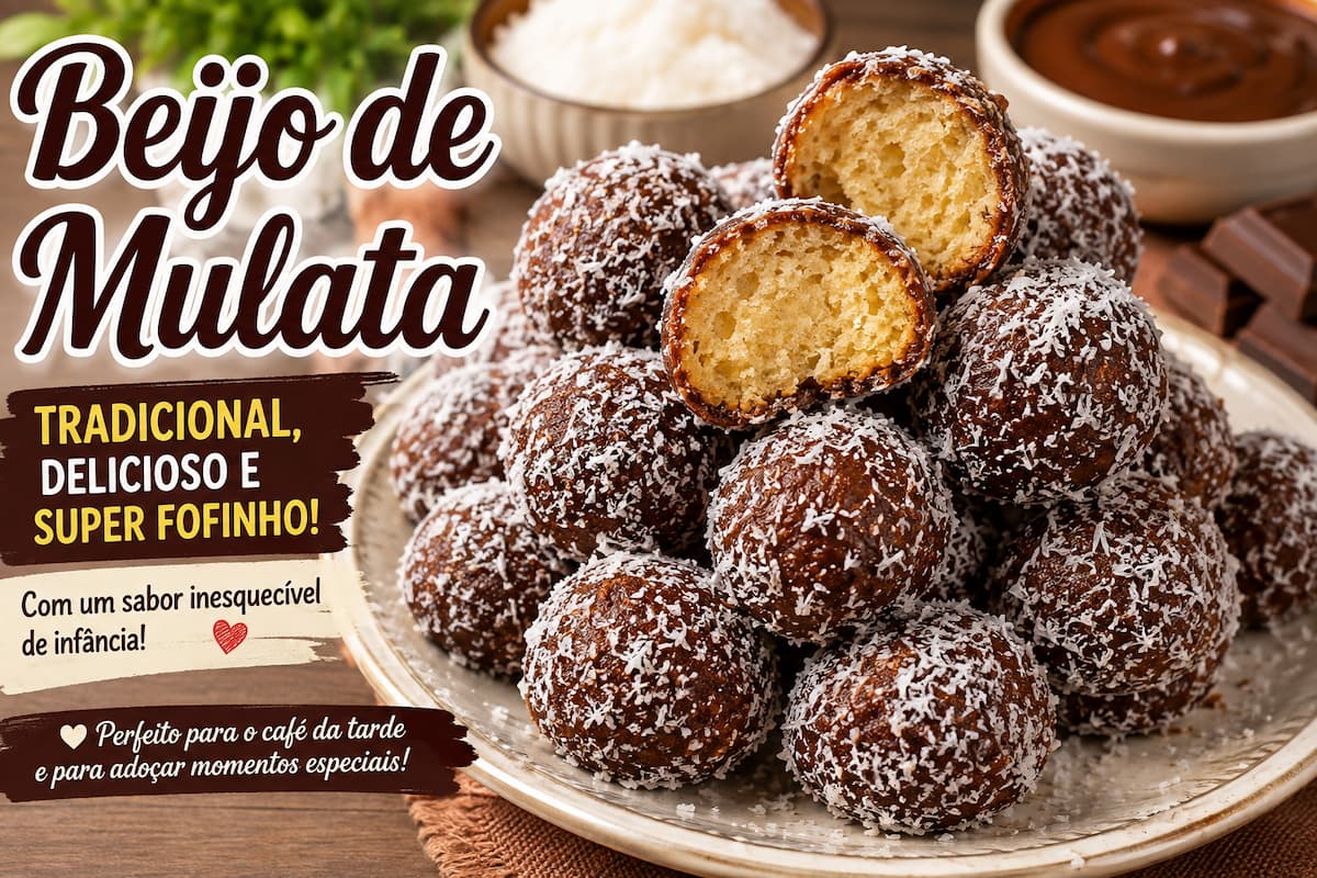 Beijo de Mulata Tradicional: Receita Fofinha
