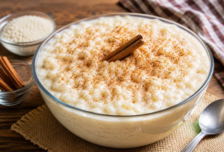 Arroz doce cremoso, fácil e delicioso, que rende muito!