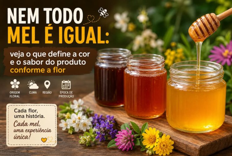 Nem todo mel é igual: entenda cor e sabor