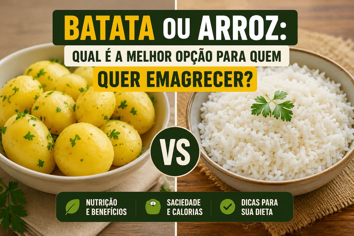Batata ou arroz: qual é melhor para emagrecer?