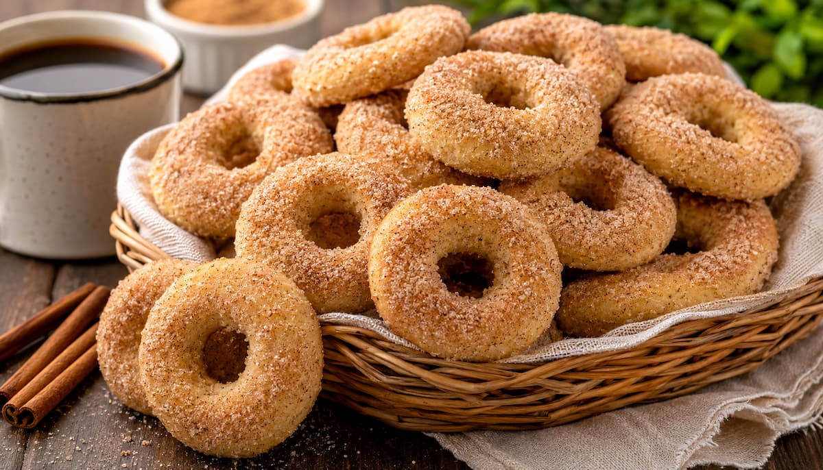 Rosquinha amanteigada que derrete na boca