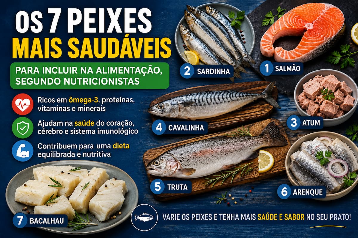 Conheça os 7 peixes mais saudáveis para incluir na alimentação