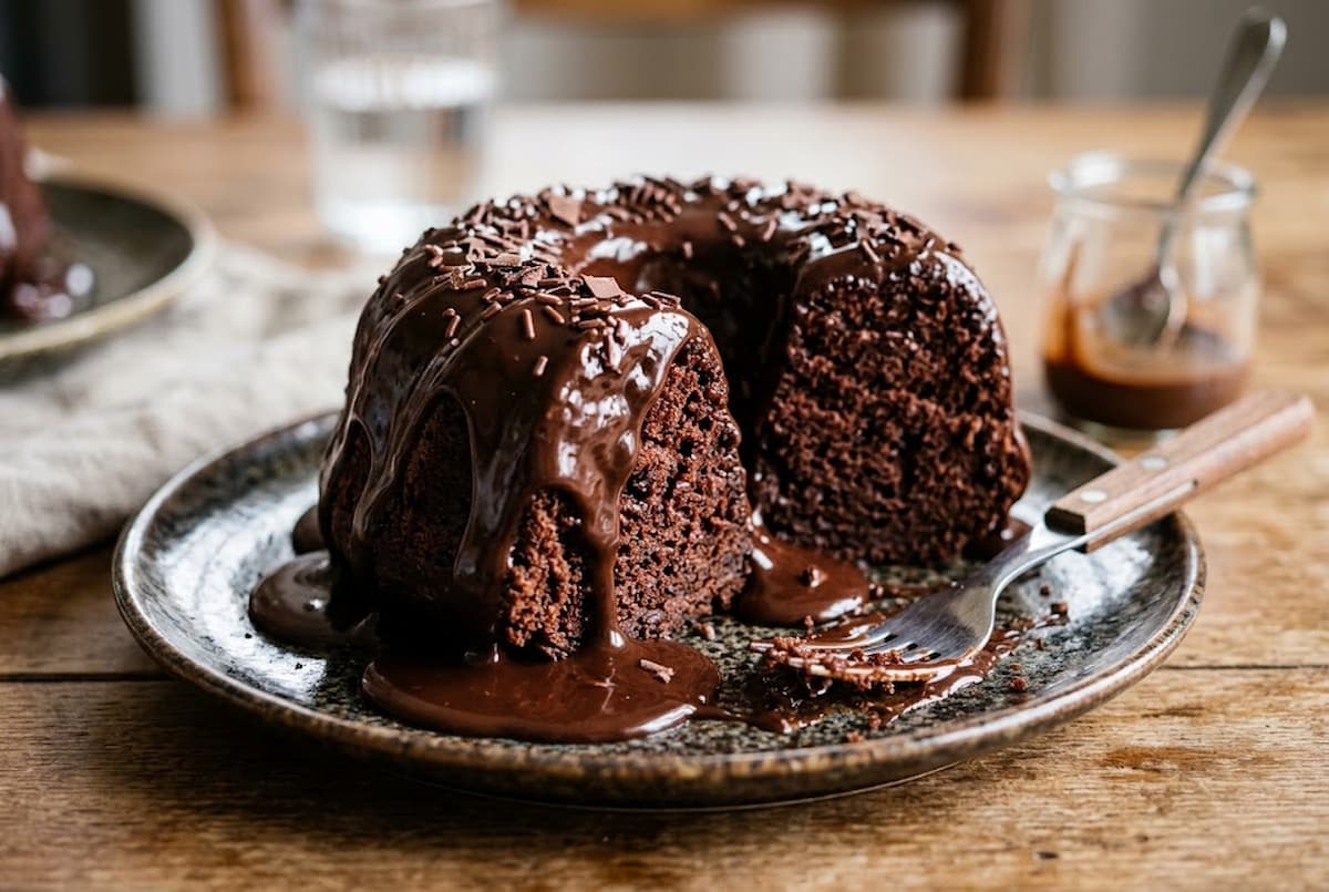 Bolo Gelado de Chocolate Bem Molhadinho