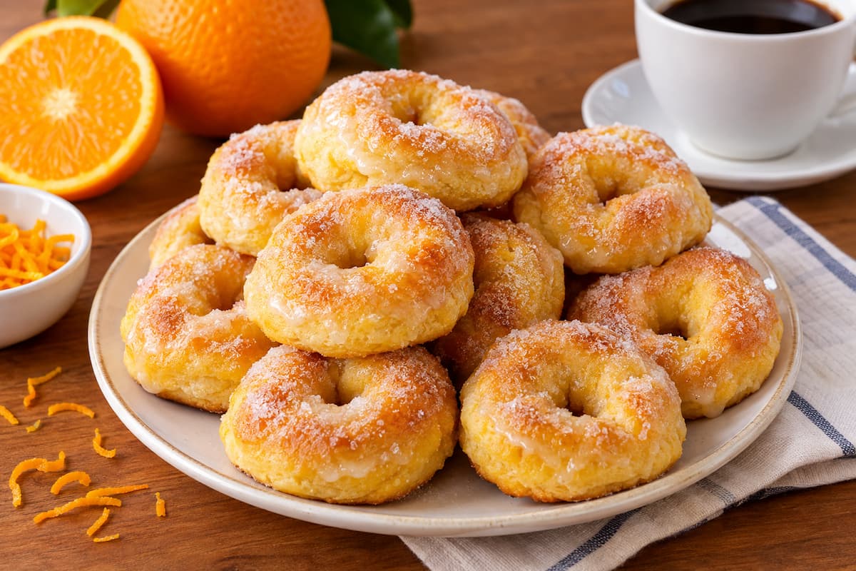 Rosquinhas de Laranja Fofinhas e Perfumadas