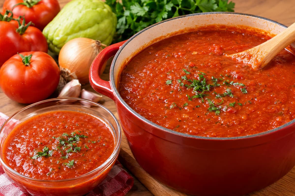 Molho de Tomate Caseiro Econômico e Encorpado