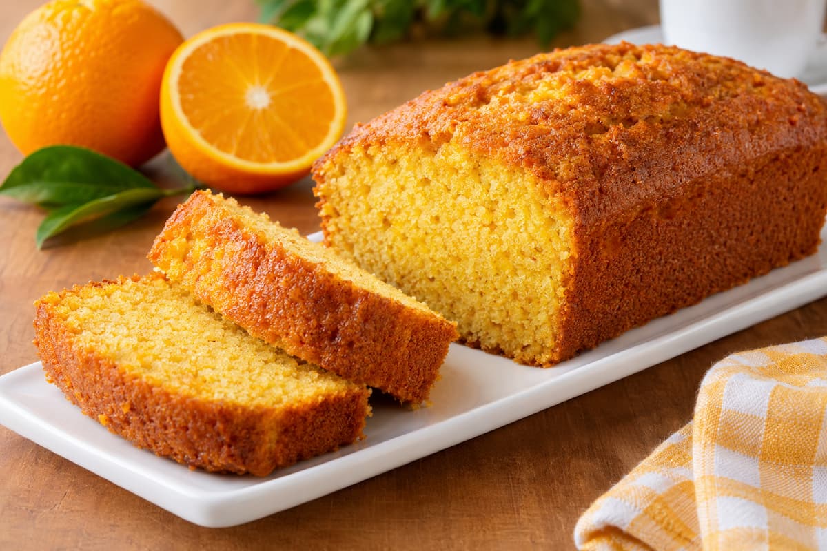 Bolo de Laranja Zero Açúcar e Sem Glúten