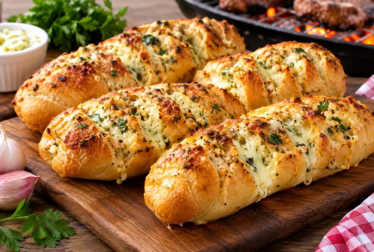 Pão de Alho para Churrasco Fácil e Saboroso