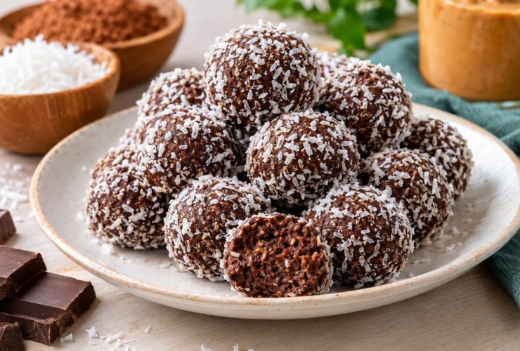 Docinho Fit de Chocolate com Coco Sem Glúten