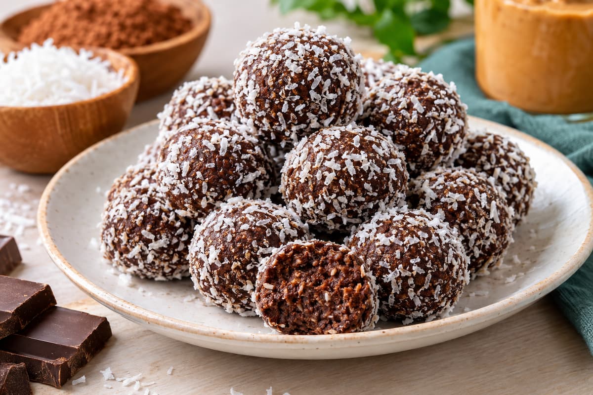 Docinho Fit de Chocolate com Coco Sem Glúten