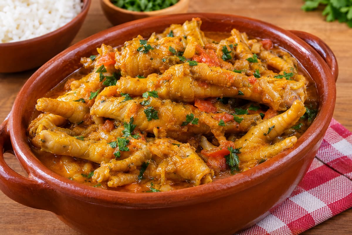 Pé de Frango Cozido e Bem Temperado: Receita Caipira