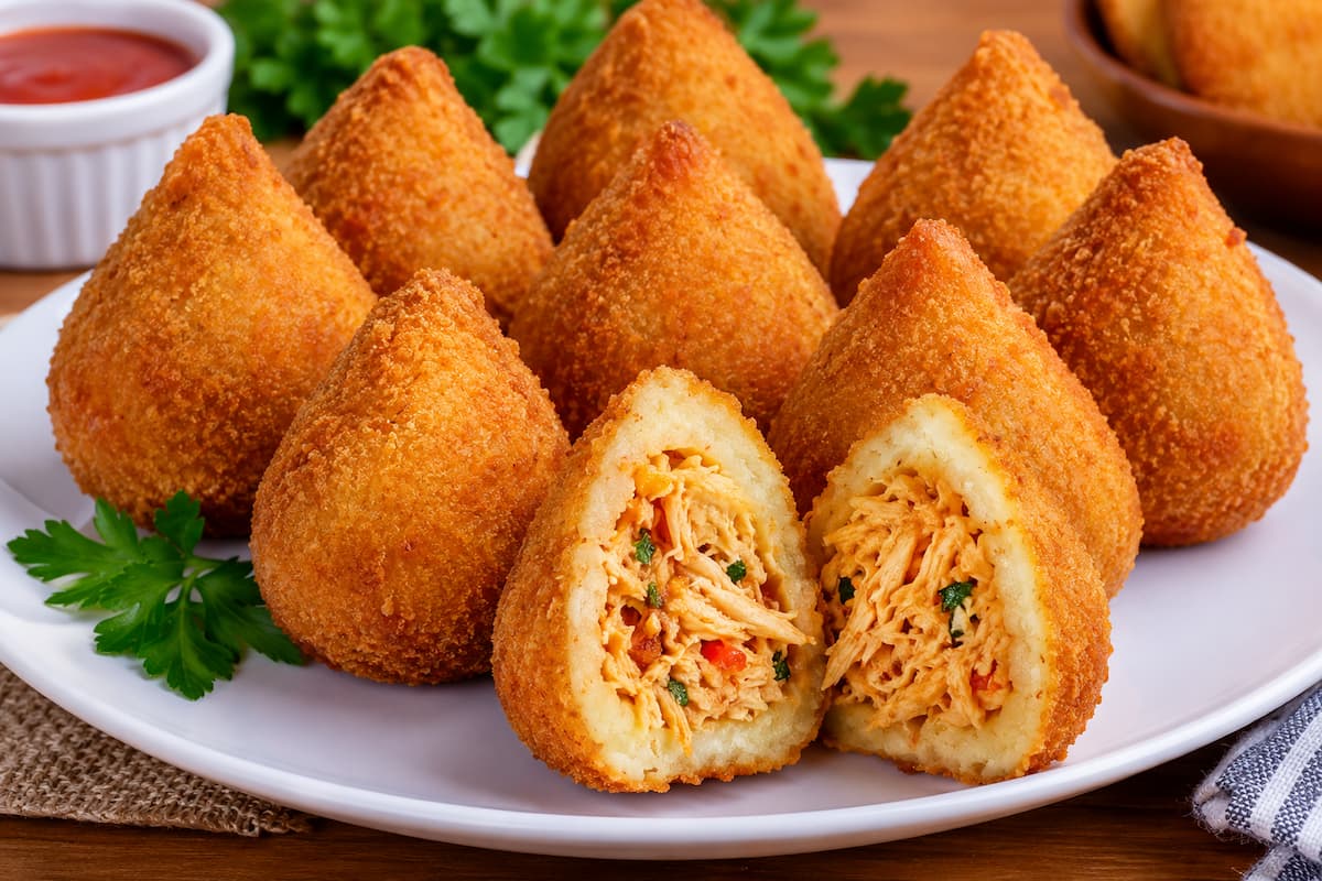 Coxinha de Mandioca Sem Farinha de Trigo