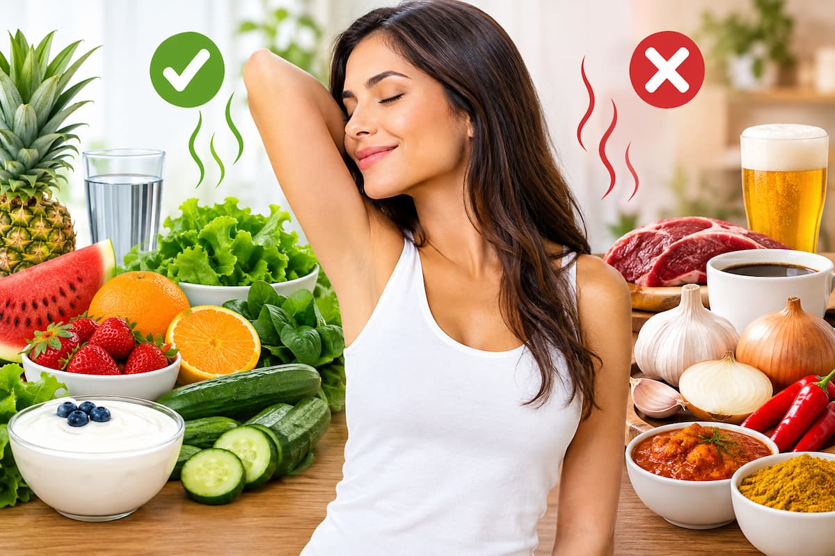 Comidas que Melhoram o Cheiro do Corpo
