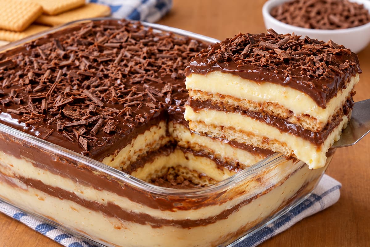 Torta Belga Cremosa e Fácil de Fazer