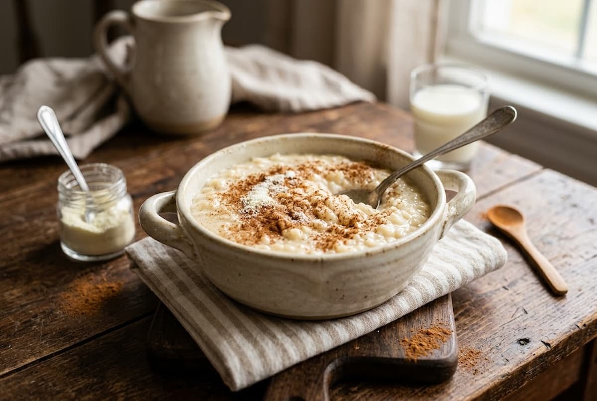 Arroz Doce de Leite Ninho Super Cremoso e Fácil