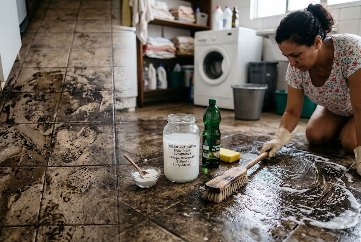 Misturinha Caseira para Limpar Pisos Encardidos